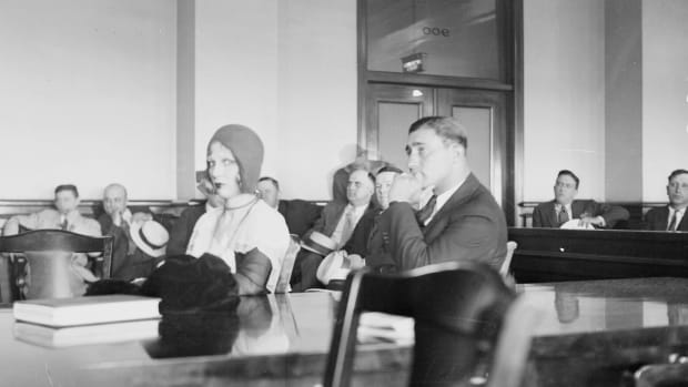 Machine Gun Jack McGurn and his girlfriend Louise Rolfe